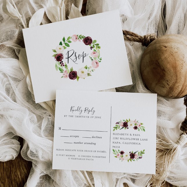  vykort för OSA i Romantik med val av måltid (Skapare uppladdad)