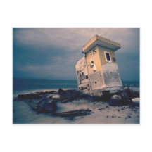 vykort för övergiven havsbottenstruktur