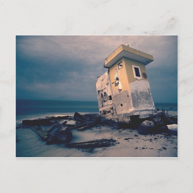 vykort för övergiven havsbottenstruktur (Framsida)