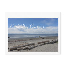 vykort för påminnelse om jorddagen