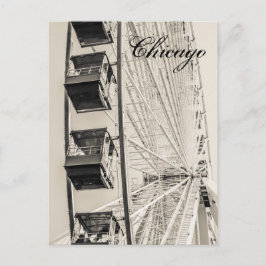 Vykort för pariserhjul för Chicago marinpir