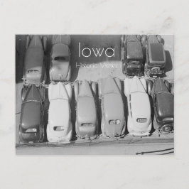 Vykort för parkerade bilar