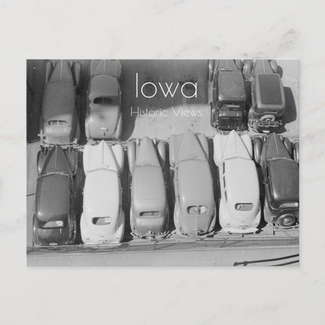 Vykort för parkerade bilar (Framsida)