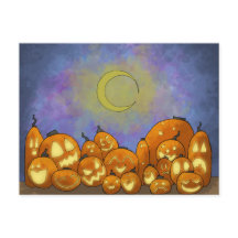 vykort för Party i måne