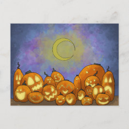 vykort för Party i måne