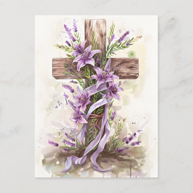 vykort för påsk Kor (Framsida)