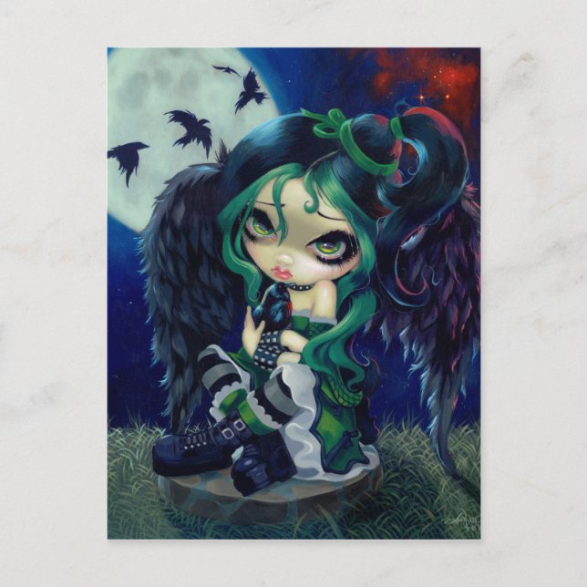 vykort för "Perched and Sat and Ingenting more" (Framsida)