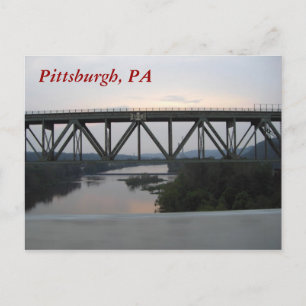 vykort för Pittsburgh Bridge