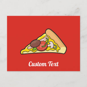 vykort för pizza-segment