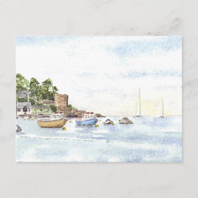 vykort för Polruan Castle (Framsida)