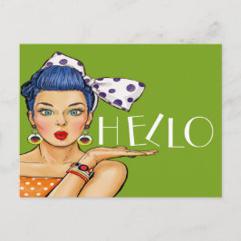 vykort för popup-konst