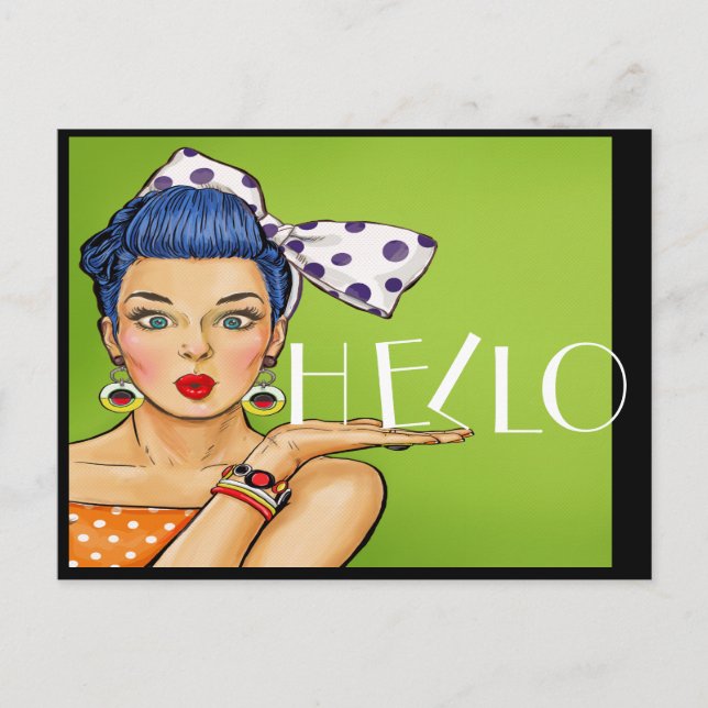 vykort för popup-konst (Framsida)