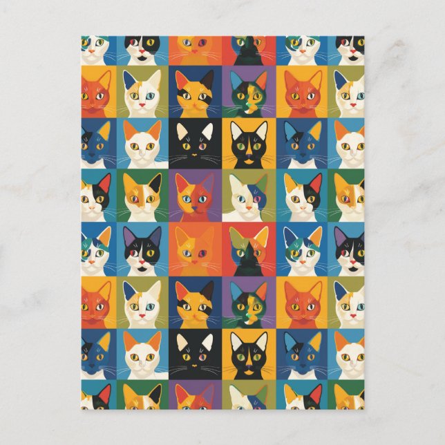 vykort för popup-konsthandel (Framsida)