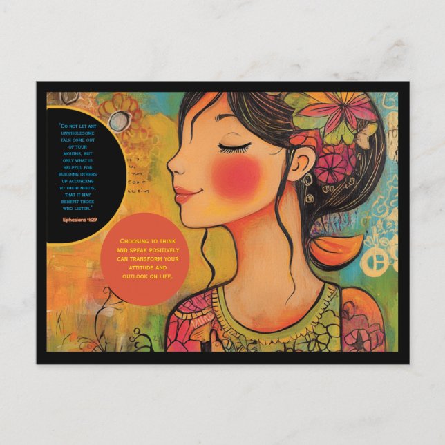 vykort för positiv bekräftelse (Framsida)