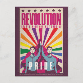 Vykort för Pride Revolution för vintage