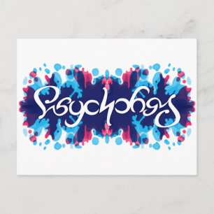 vykort för psykologiska ambigram