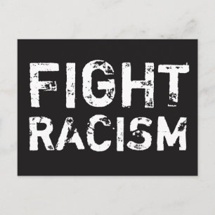 Vykort för rättskipning mot RACISM Social