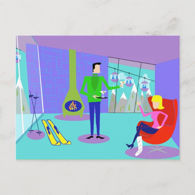 vykort för rekreation av hudavgång (Framsida)