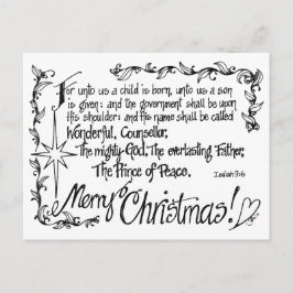 Vykort för Religiösa - julkort