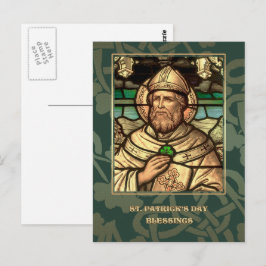 vykort för Religiösan Saint patrick's day Blessing