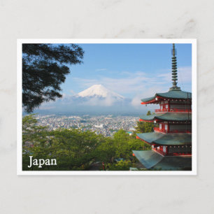 Vykort för resor i Japan