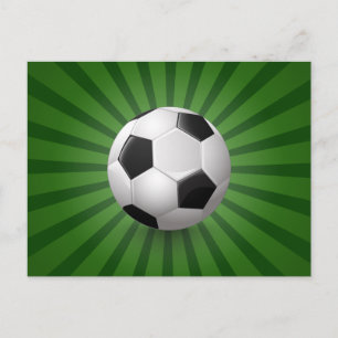 vykort för Retro-fotboll