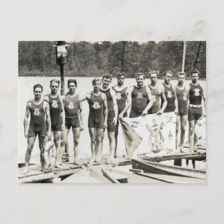 vykort för retur-team