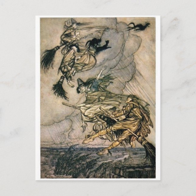 vykort för Ride vintage (Framsida)