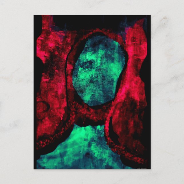 Vykort "för röda Madonna" JTG-konst (Framsida)