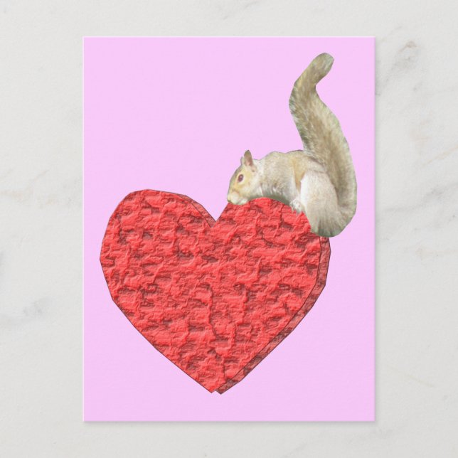 Vykort för Rosa av hjärtat (Framsida)