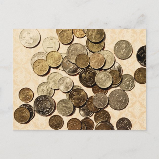 vykort för ryska mynt (Framsida)