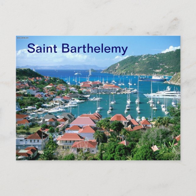 vykort för Saint Barthelemy (Framsida)