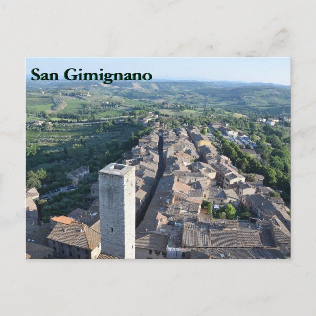 vykort för San Gimignano (Framsida)