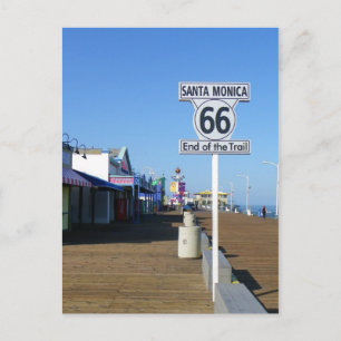Vykort för Santa Monica rutt 66!