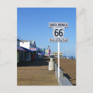 Vykort för Santa Monica rutt 66!