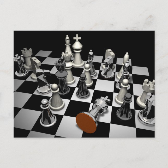 vykort för schackspel (Framsida)