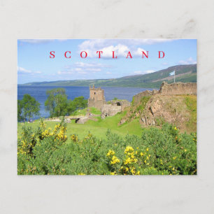 vykort för Scotland Urquhart Castle-vy