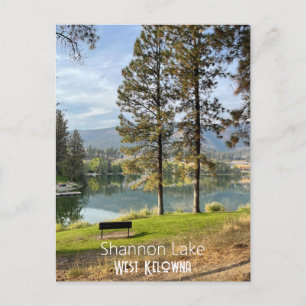 vykort för Shannon Sjö i Väster Kelowna, Kanada.