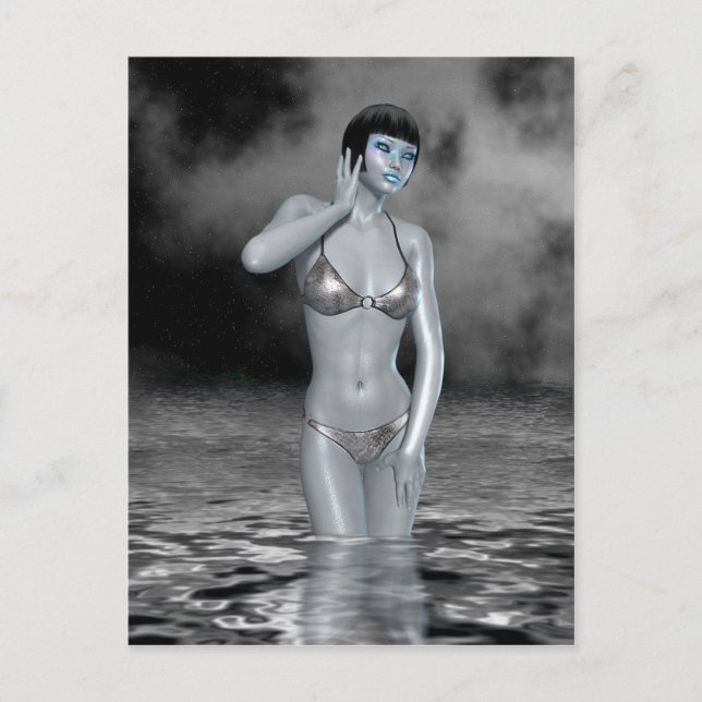 vykort för silver Sjö (Framsida)