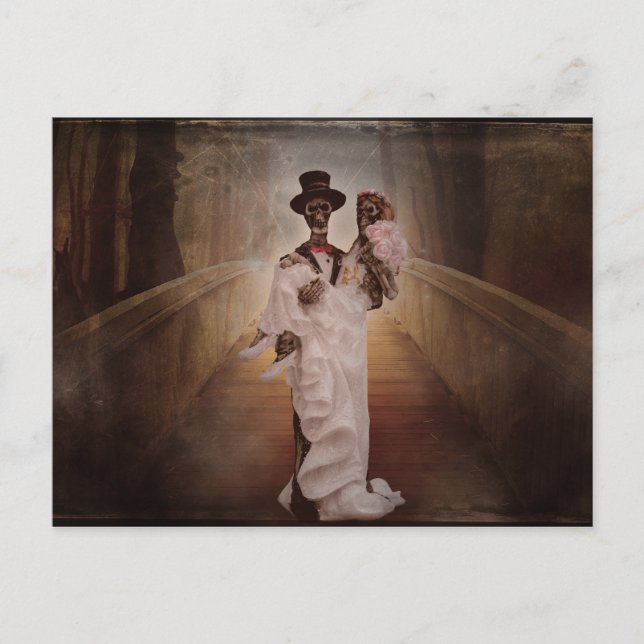 vykort för skelettbrud och stam (Framsida)