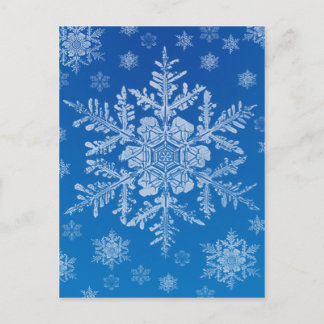 vykort för snöflake