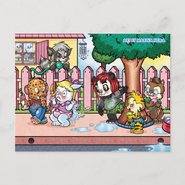 Vykort för sommardag (Framsida)