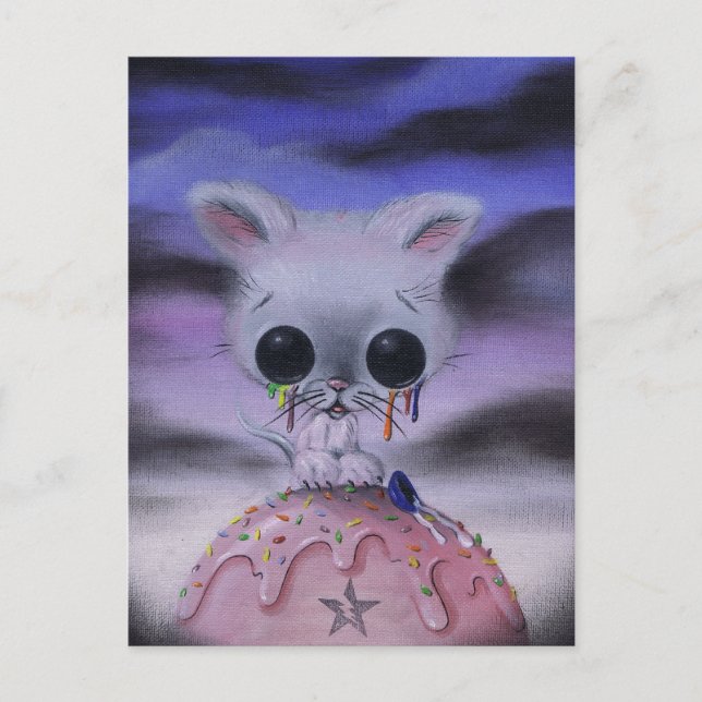 vykort för spillt mjölk (Framsida)