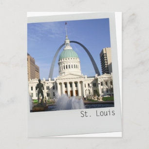 vykort för St. Louis arch