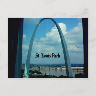 vykort för St. Louis Arch