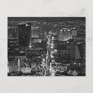 Vykort för svart- & vitLas Vegas remsa