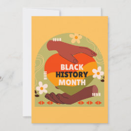 Vykort för svarta historiemånaden - Blank insida