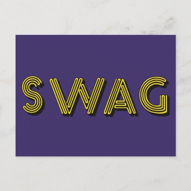 vykort för SWAG-anpassningsbar (Framsida)