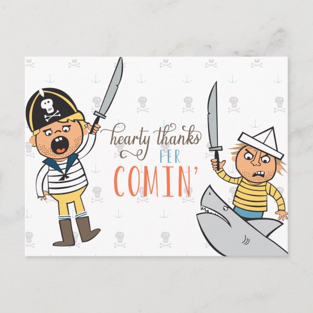 vykort för Swashbuckler Tack (Framsida)