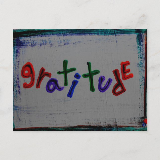 vykort för tacksamhet (Framsida)